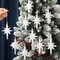 4.72 x 2.95 Inch Star of Bethlehem Christmas Tree Topper(White)